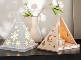 Molde silicona piramide